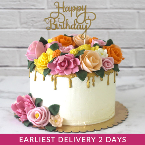Birthday Cake Any Colors in Bronx, NY - Park Floral Company