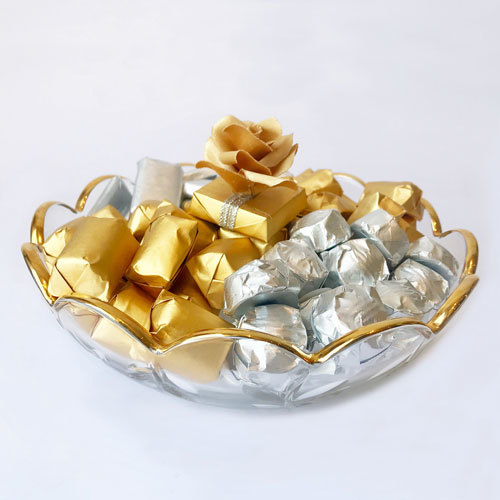 Cocolis Chocolate - Round Glass Plate S - 80pcs/ 800g | Buy Desserts in Dubai UAE | Gifts