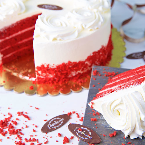Red Velvet Sponge by Pastel Cakes (Serves 16) | Buy Flowers in Dubai UAE | Gifts